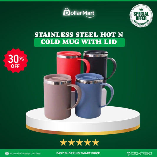 BEAST Stainless Steel Hot n Cold Mug with Lid