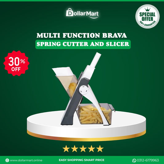 Multi-Function Brava Spring Slicer & Cutter With Box