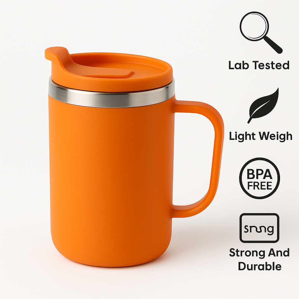 BEAST Stainless Steel Hot n Cold Mug with Lid