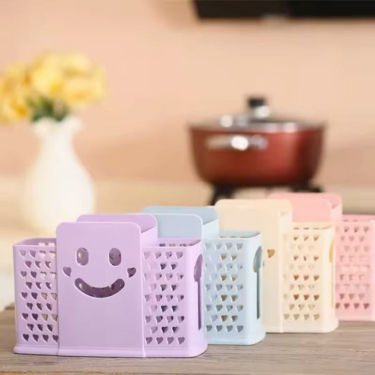Smiley Face 3-Section Multi-Purpose Storage Organizer