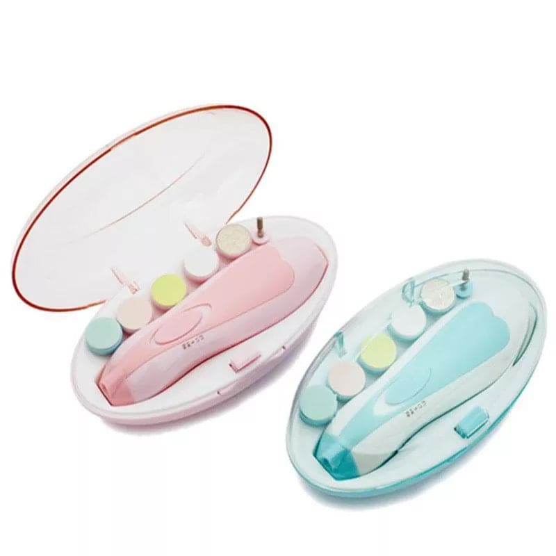 Electric Baby Nail Trimmer Kit (with 6 Grinding Heads)