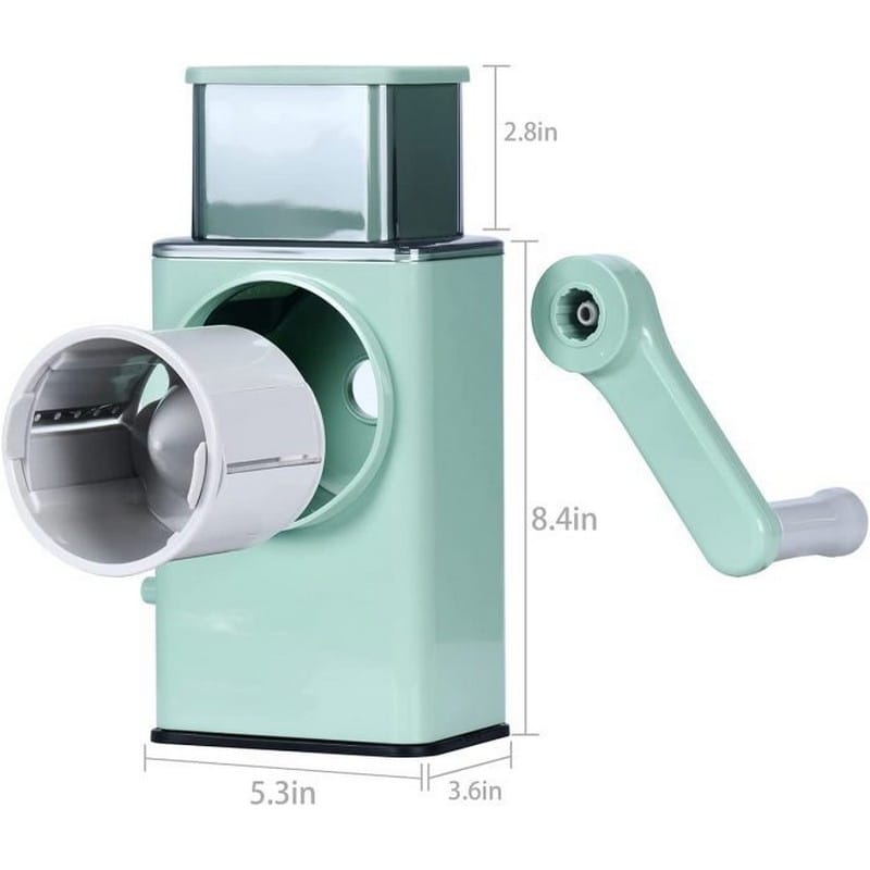 Multi-Functional 3-in-1 Rotary Vegetable Cutter