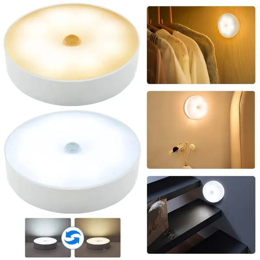 Smart Motion Sensor LED Night Light Recharge Able