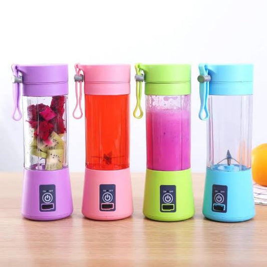 Mini USB Juicer Blender 6-Blade Rechargeable Portable Smoothie Maker