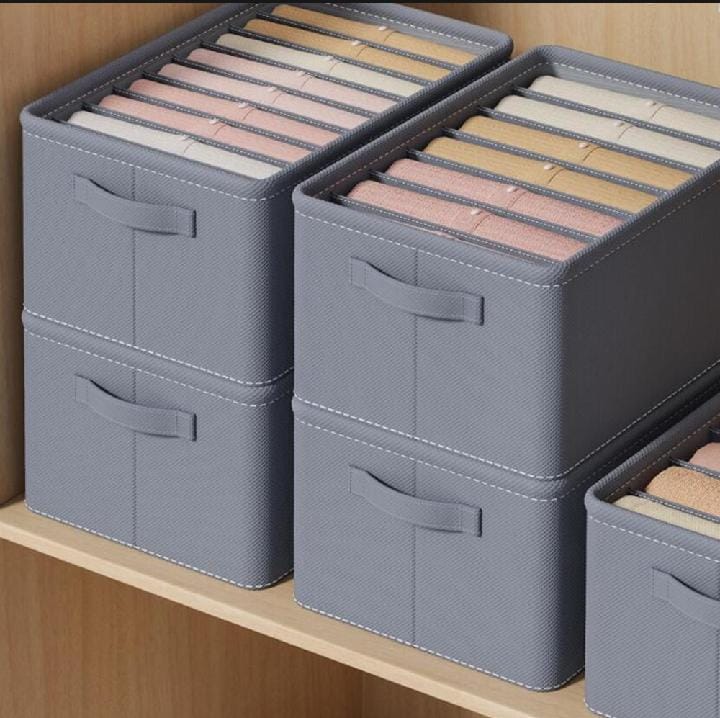 3-in-1 Foldable Clothes Organizer Box