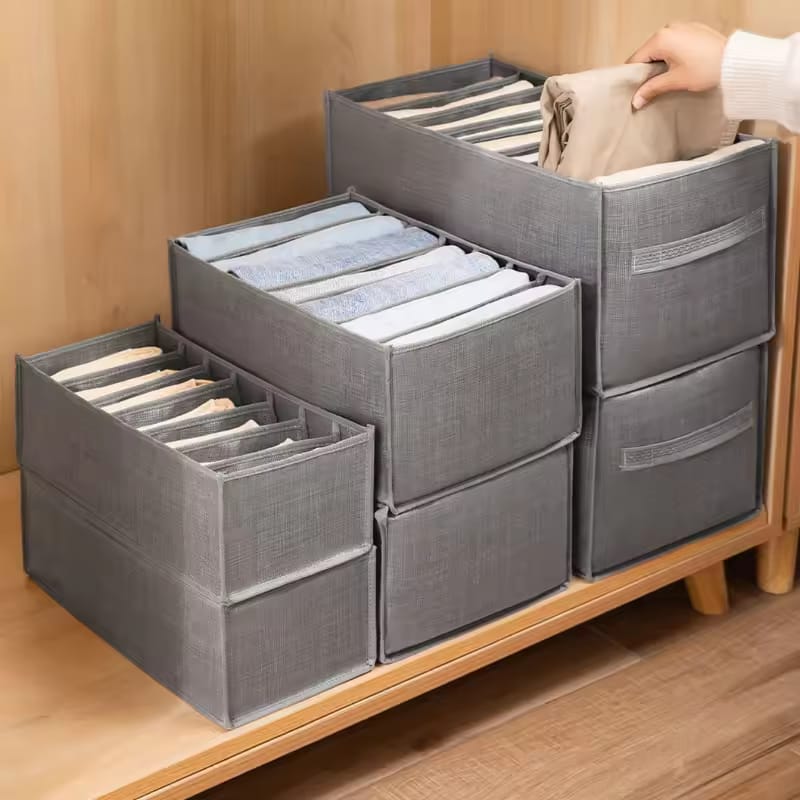 3-in-1 Foldable Clothes Organizer Box