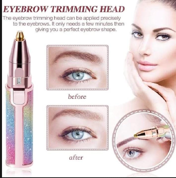2-in-1 Rechargeable Eyebrow Trimmer