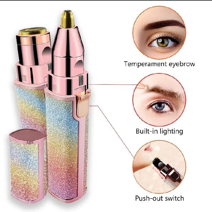 2-in-1 Rechargeable Eyebrow Trimmer
