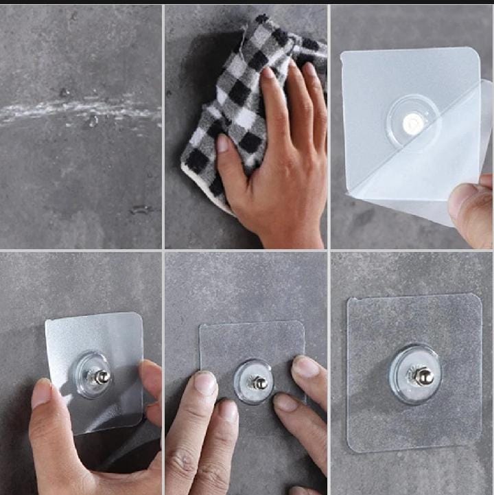 Punch Screw Sticker Hook (Punch-Free Wall Mount)