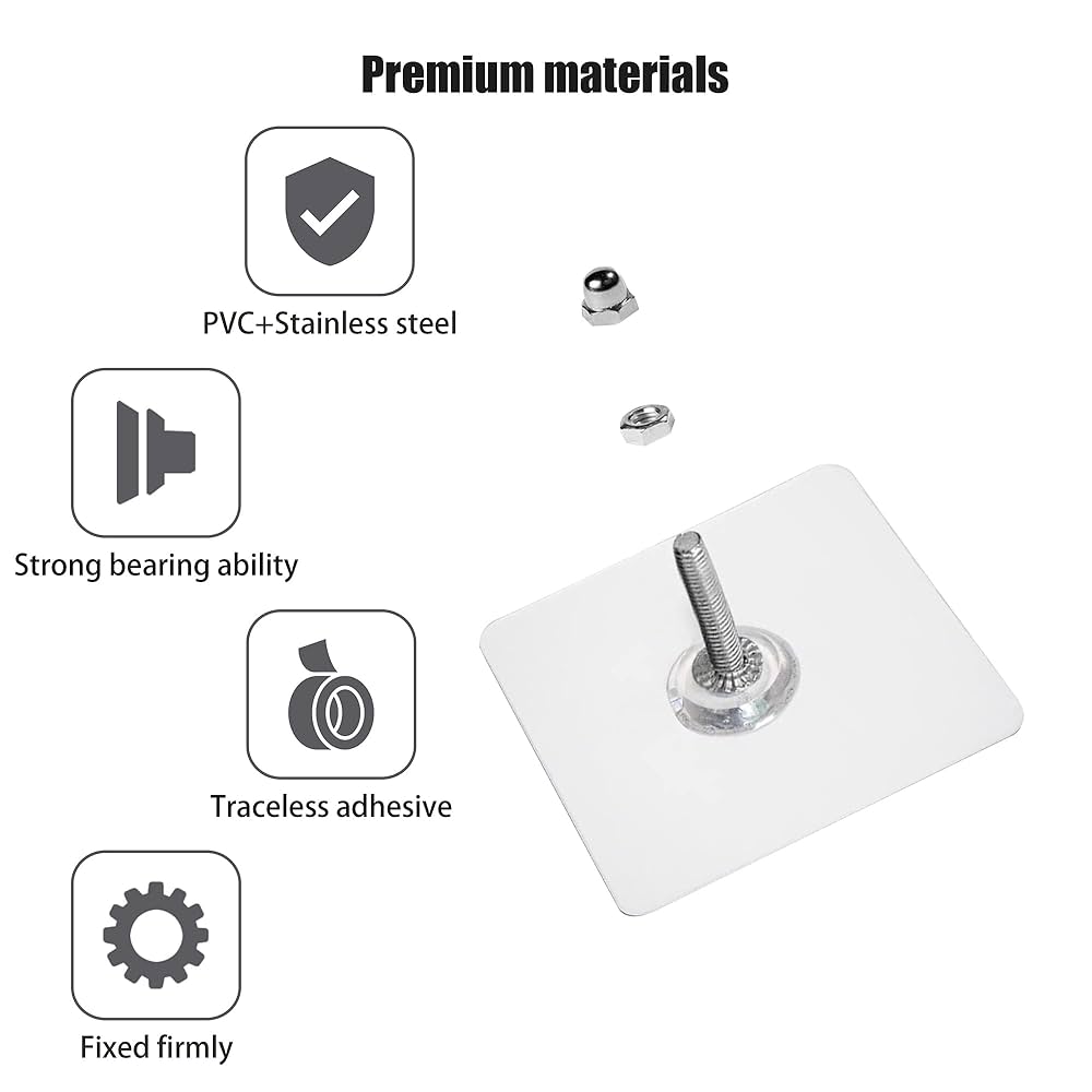 Punch Screw Sticker Hook (Punch-Free Wall Mount)