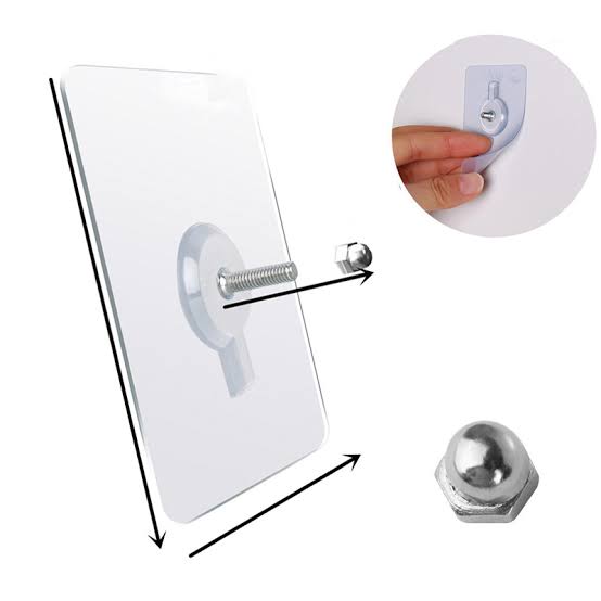 Punch Screw Sticker Hook (Punch-Free Wall Mount)