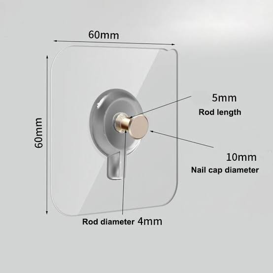 Punch Screw Sticker Hook (Punch-Free Wall Mount)