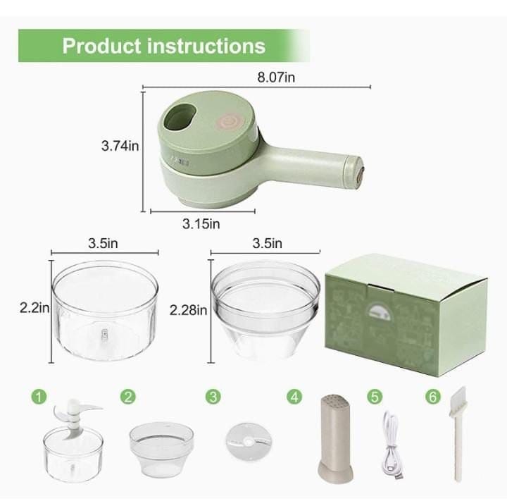 4 in 1 Chargeable Multifunctional Chopper