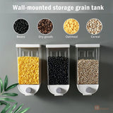 Wall Mounted Punch Free Rice And Cereal Dispenser