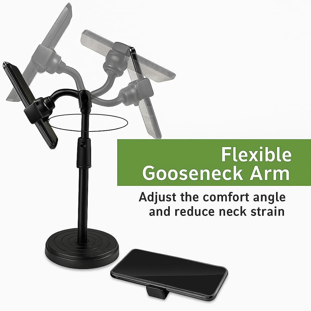 Adjustable Flexible Gooseneck Mobile Holder Stand