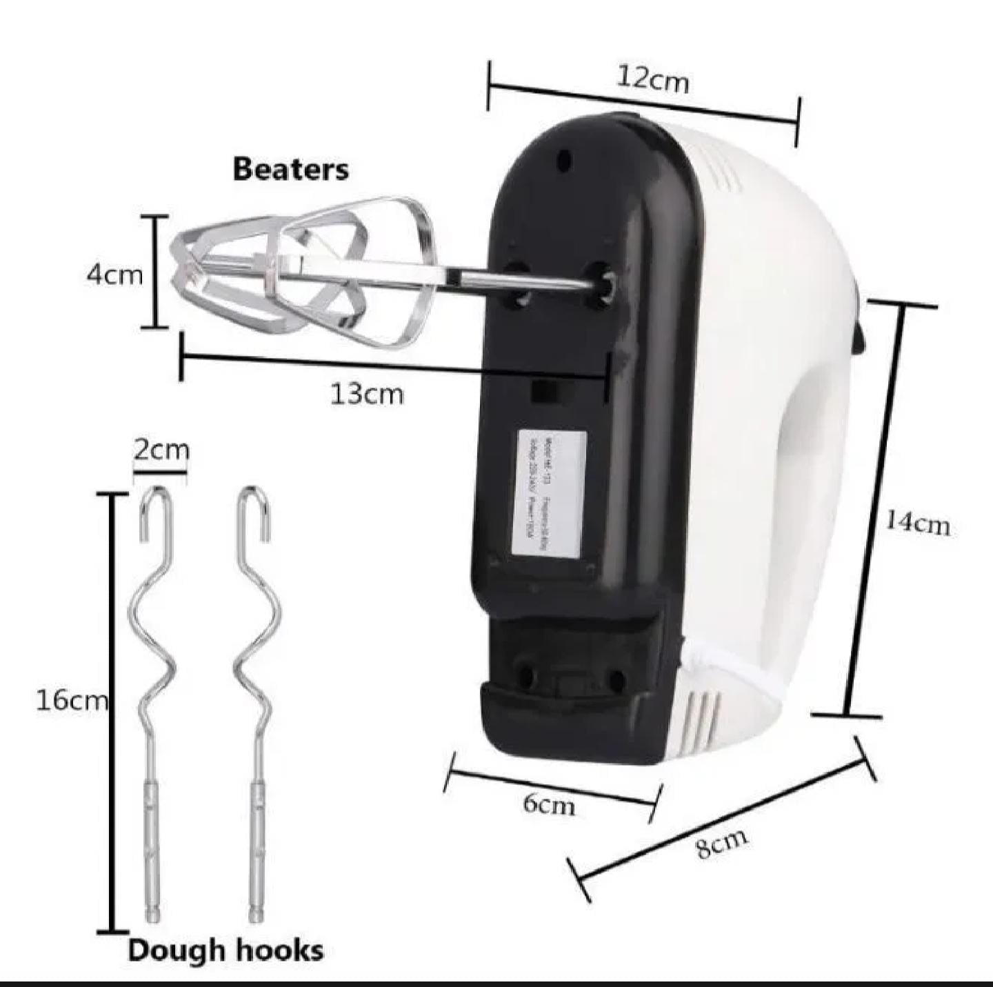 7-Speed Electric Hand Mixer & Beater