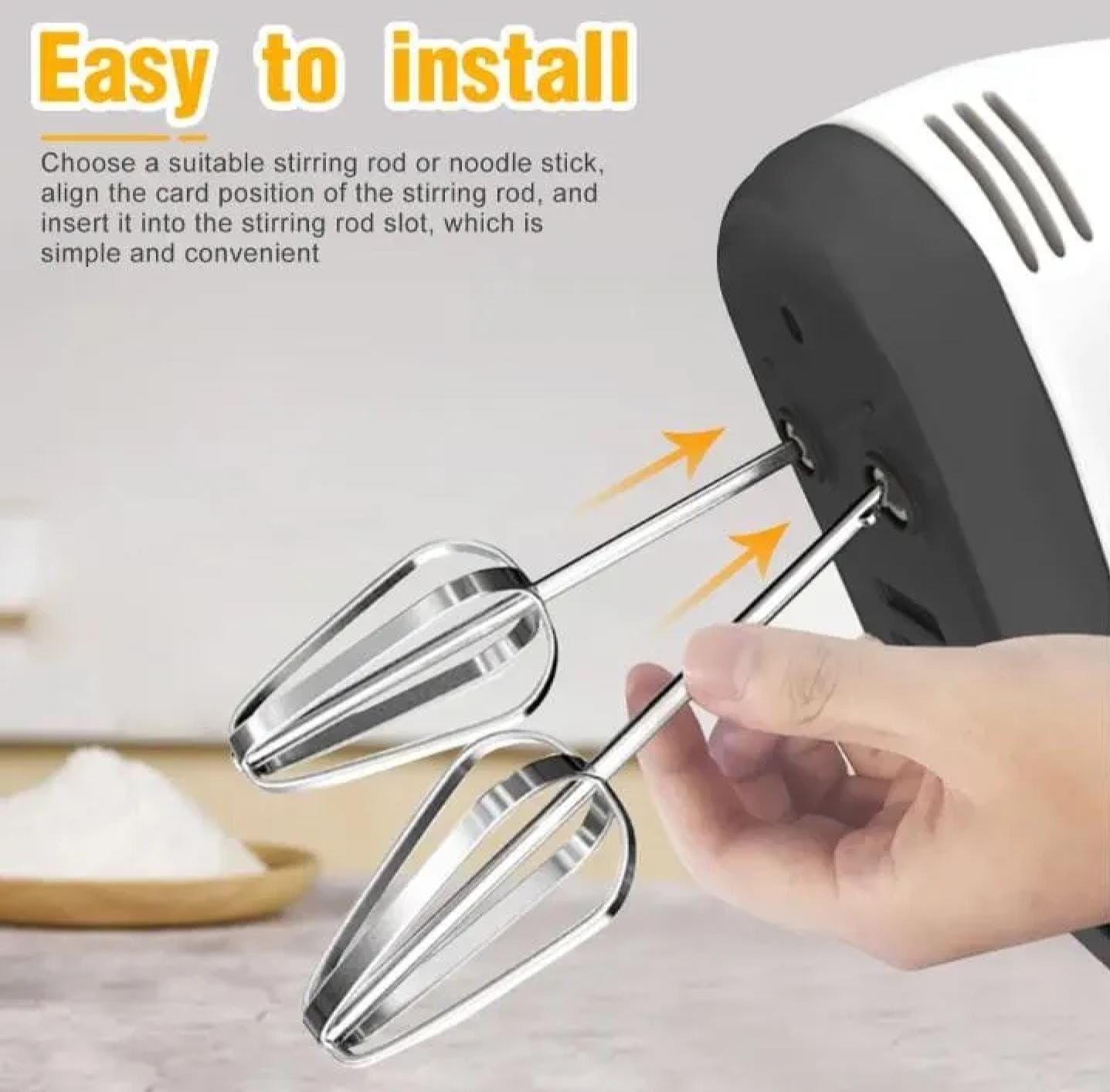7-Speed Electric Hand Mixer & Beater
