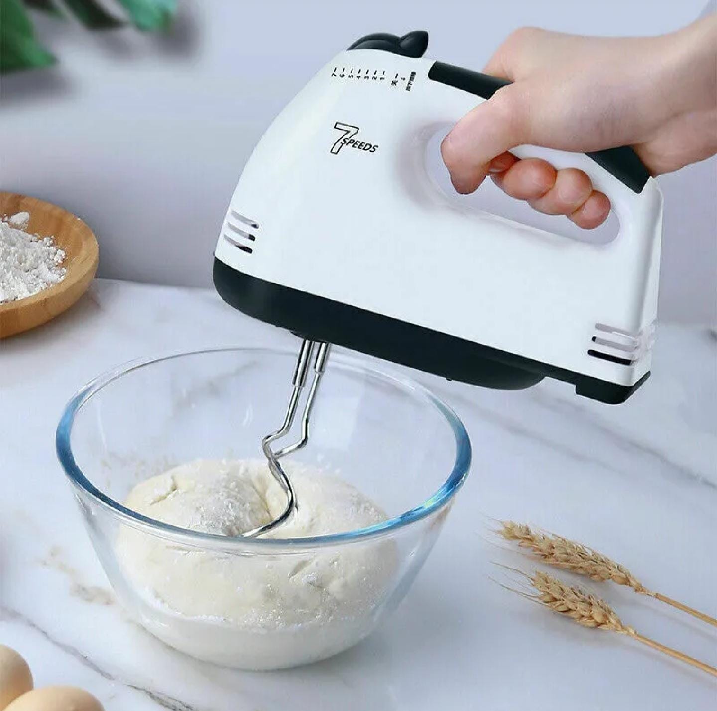 7-Speed Electric Hand Mixer & Beater