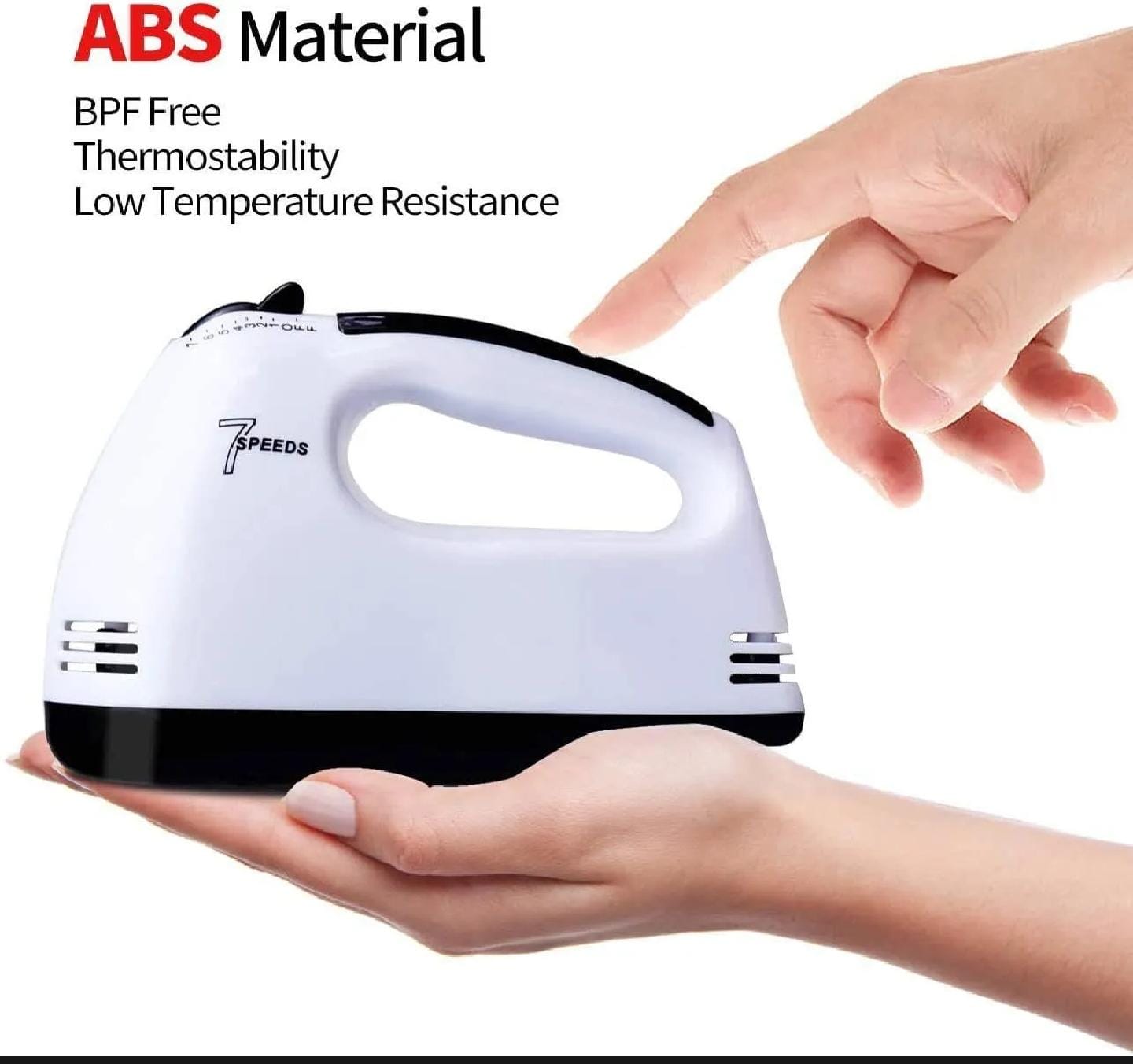 7-Speed Electric Hand Mixer & Beater