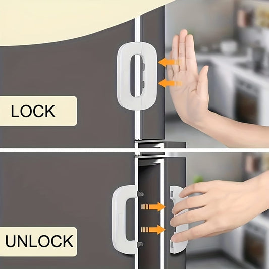Child Safety Lock for Refrigerator, Cabinets & Doors