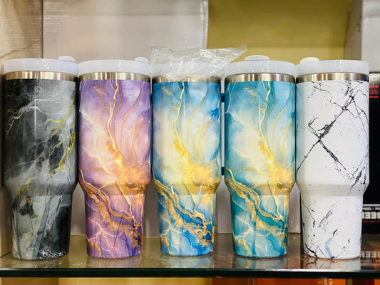 Stanley Quencher H2.0 40oz Stainless Steel Marble Tumbler