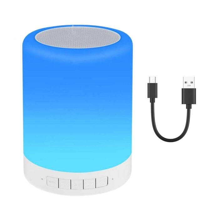 Bluetooth LED Lamp Speaker 7 Color Touch Light