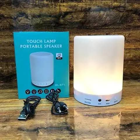 Bluetooth LED Lamp Speaker 7 Color Touch Light