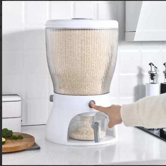 4 Partition Rotating Cereal Dispenser
