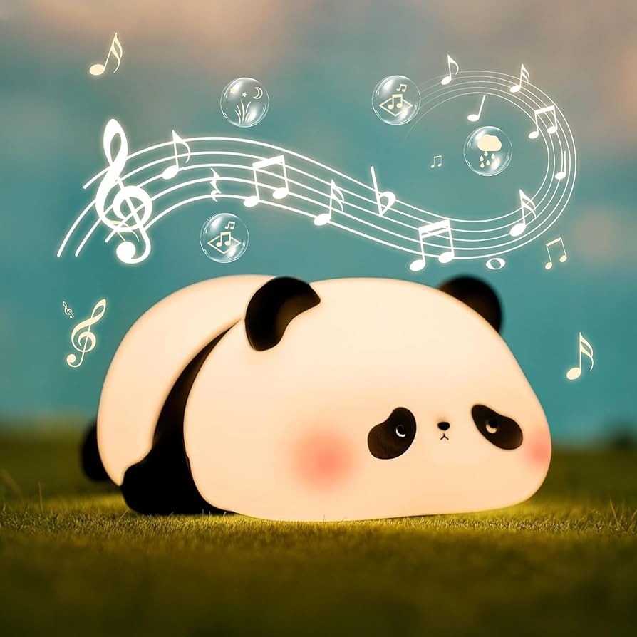 Panda Silicone Night Light with Music & Timer