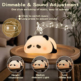 Panda Silicone Night Light with Music & Timer