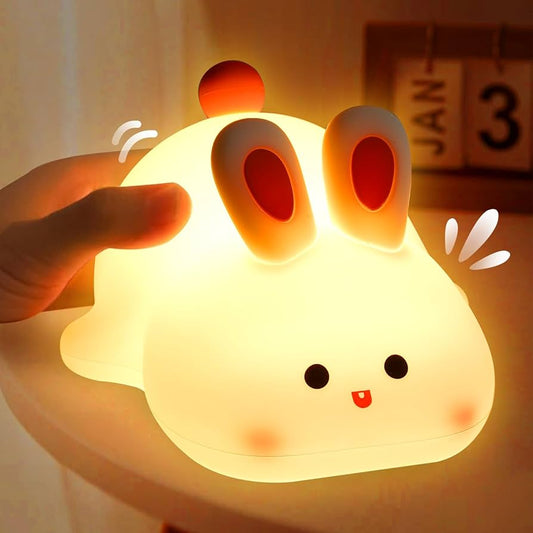 Rabbit Silicone Night Light with Music & Timer