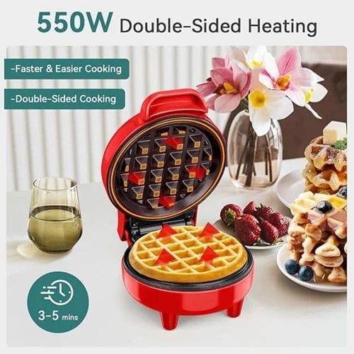 Mini Waffle Maker Machine
