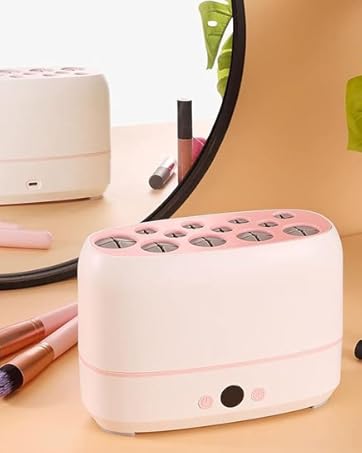12 Pieces Electric Makeup Brush & Sponge Dryer