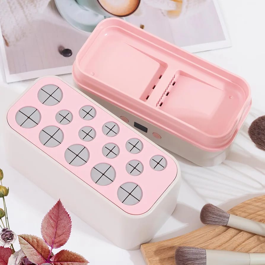 12 Pieces Electric Makeup Brush & Sponge Dryer