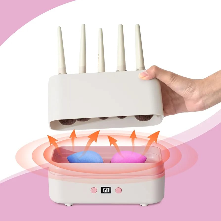 12 Pieces Electric Makeup Brush & Sponge Dryer