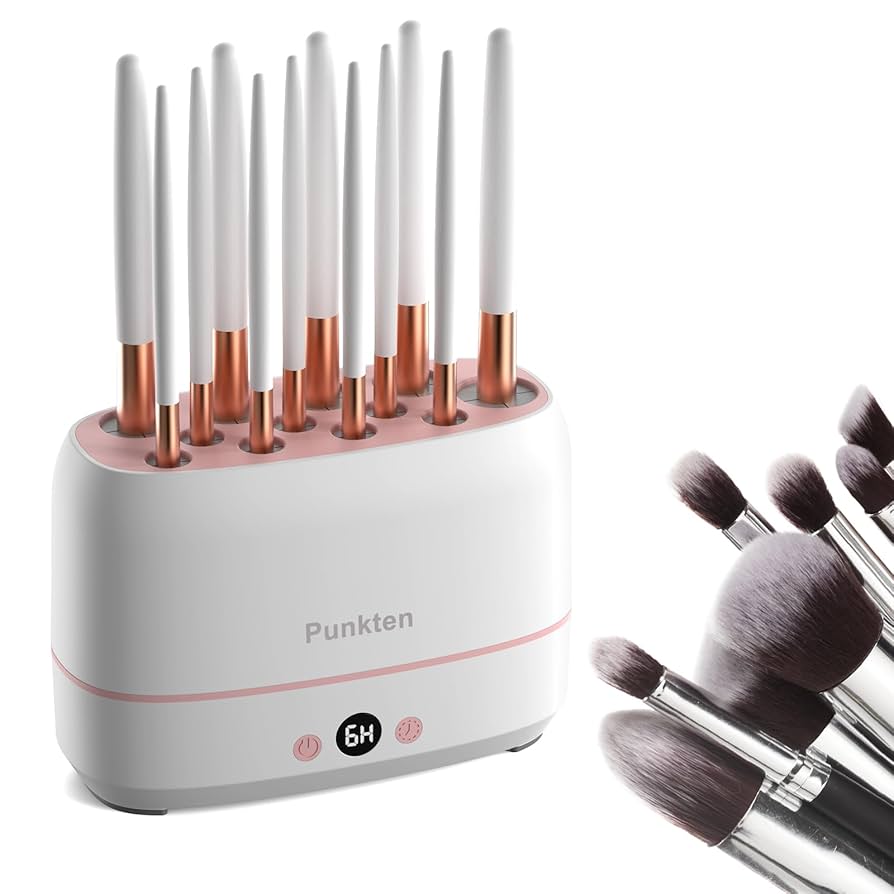 12 Pieces Electric Makeup Brush & Sponge Dryer