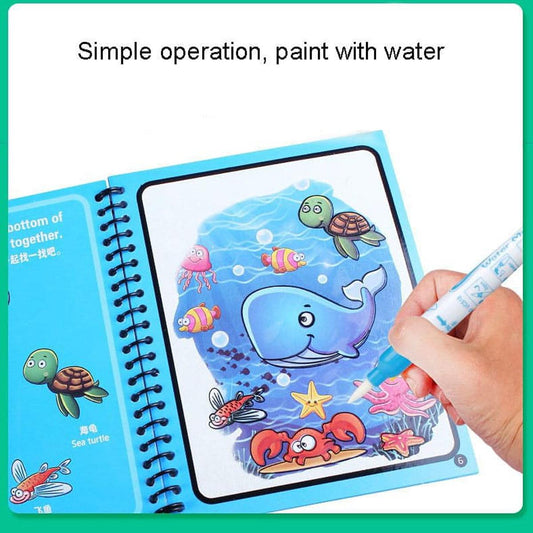 Reusable Magic Water Book for Kids