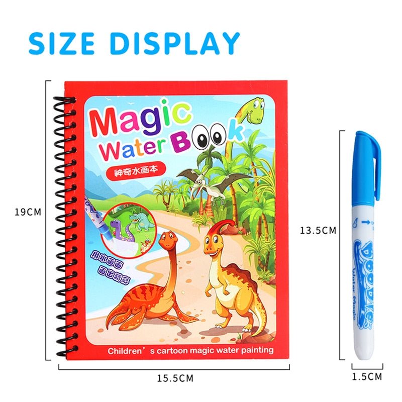 Reusable Magic Water Book for Kids