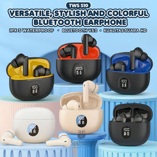 TWS S10 New Versatile Colourful Bluetooth EarBuds