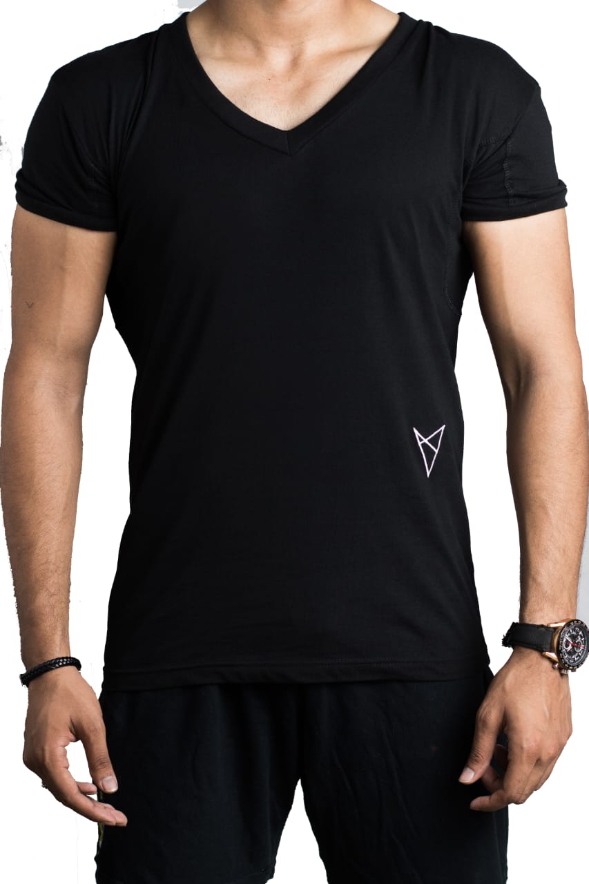 Men's Classic V-Neck Slim Fit T-Shirt