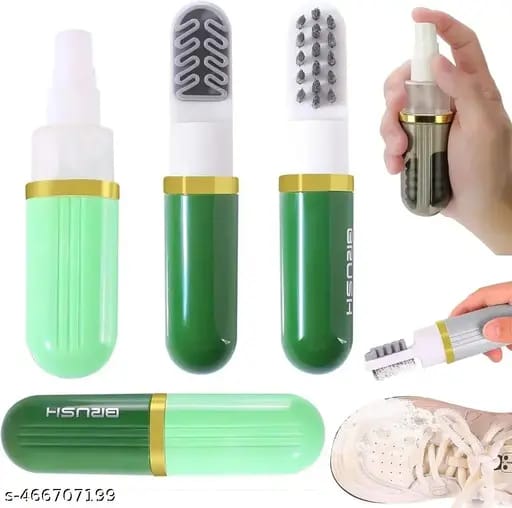 3 in 1 Multifunctional Shoe Cleaning Capsule Brush With Spray