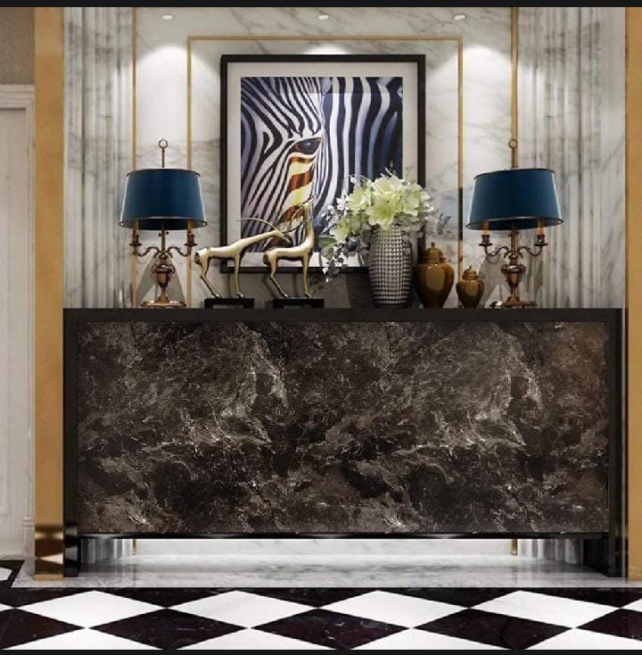 Self-Adhesive Waterproof Marble Sheet Roll – 4 Elegant Colors