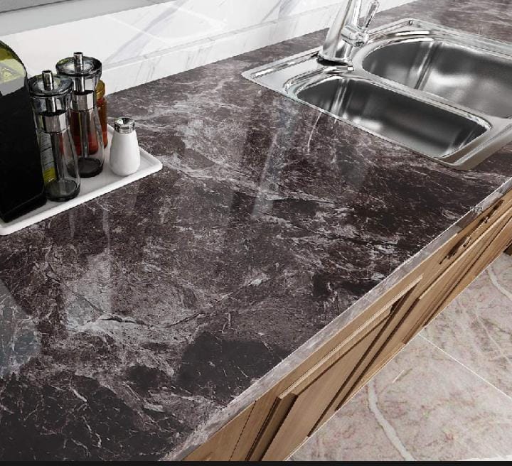 Self-Adhesive Waterproof Marble Sheet Roll – 4 Elegant Colors