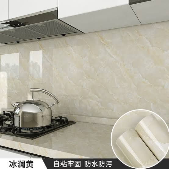 Self-Adhesive Waterproof Marble Sheet Roll – 4 Elegant Colors