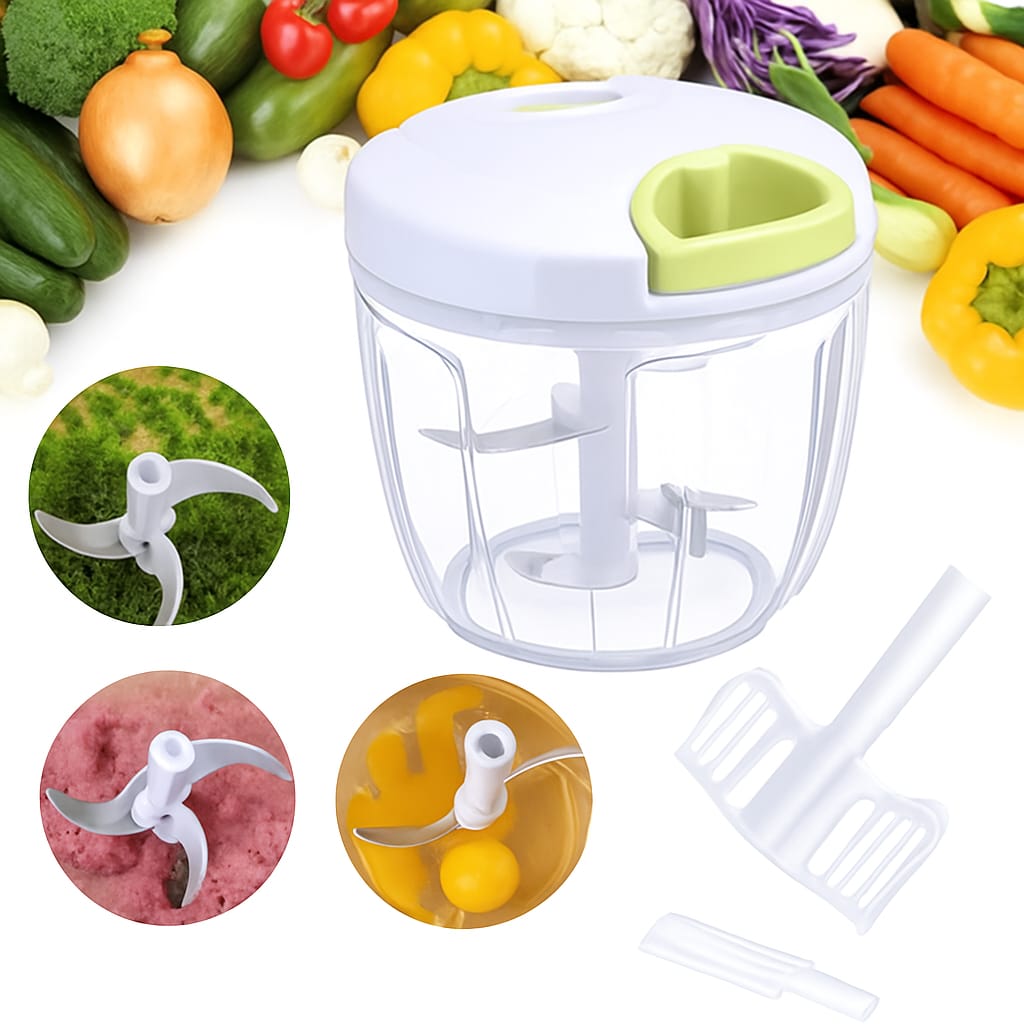 Eotia 5-Blade Stainless Steel Hand Food Chopper