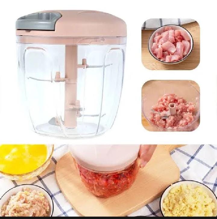 Eotia 5-Blade Stainless Steel Hand Food Chopper