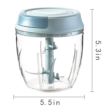 Eotia 5-Blade Stainless Steel Hand Food Chopper