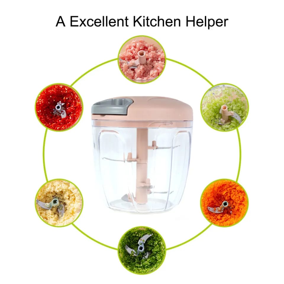 Eotia 5-Blade Stainless Steel Hand Food Chopper