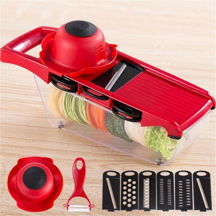 10 In 1 Mandoline Slicer Vegitable Cutter with Storage Box