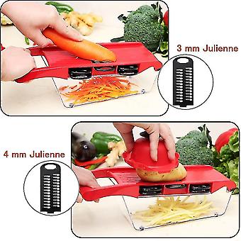 10 In 1 Mandoline Slicer Vegetable Cutter with Storage Box